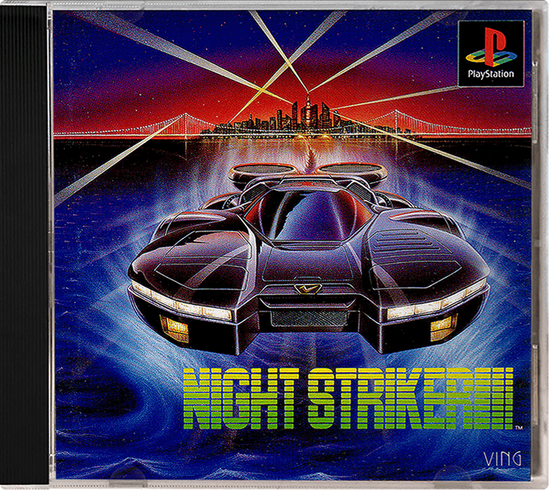 Night Striker box art for Playstation
